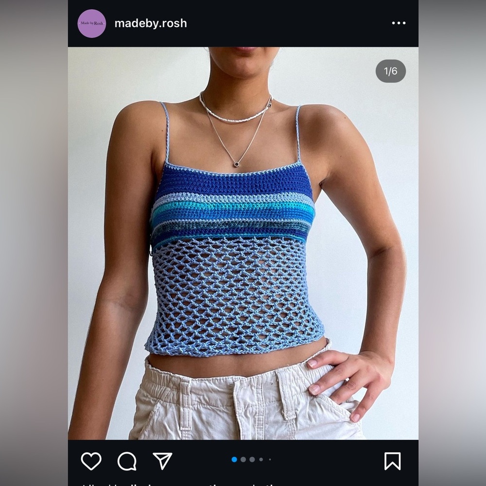 Handmade crochet top